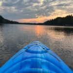 Kayaking on a scenic Wisconsin lake